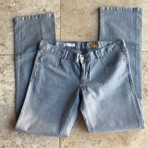 Pilcro and the Letterpress Light Blue Straight Leg Jeans